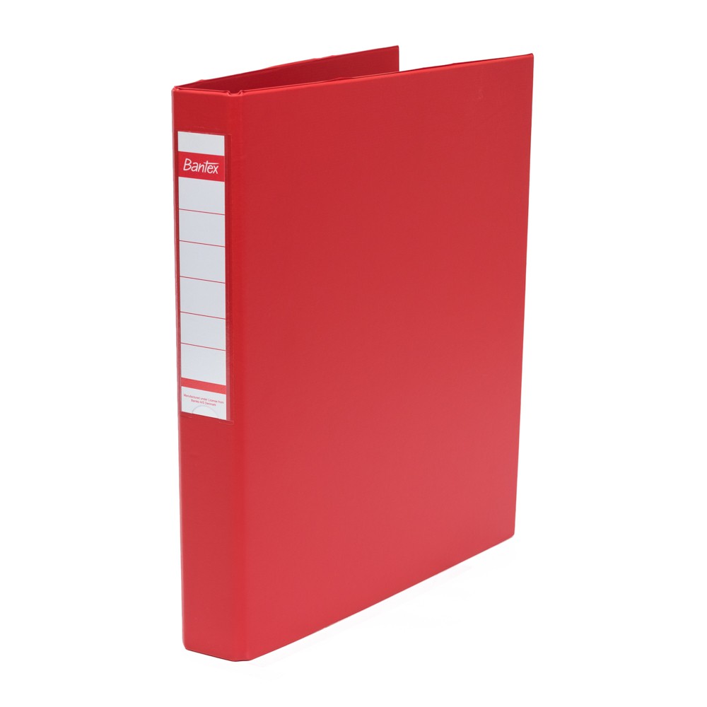 Bantex Ring Binder 2 Ring O 25mm A4 สีแดง 8225 09