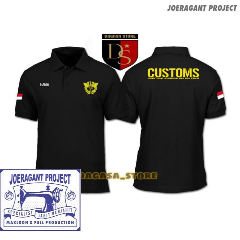 เสื้อโปโล CUSTOMS -JP