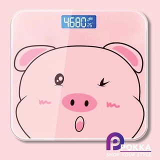 เครื่องชั่งน้ำหนักดิจิตอลLCD กระจกนิรภัยรับน้ำหนักได้ถึง 180kg รุ่นPig-Wink