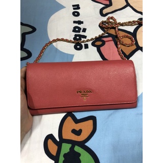 💗💝 USED PRADA Wallet on chain Fragola 💗💝