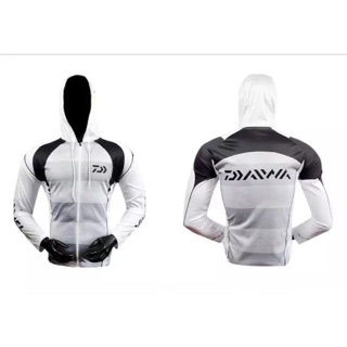 เสื้อตกปลา Daiwa มีฮูด ป้องกัน UV