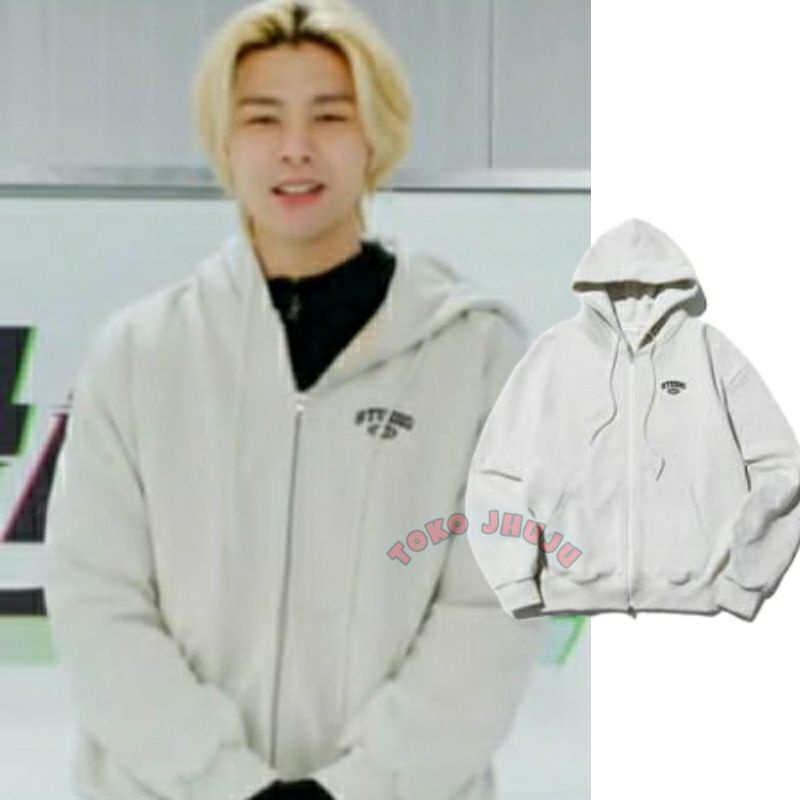 NCT Johnny style STUDIO 1993 Small Logo ZIPPER เสื้อแจ็คเก็ตมีฮู้ด