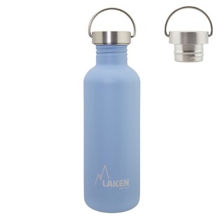 Laken Basic Steel Bottle 1L  Stainless Steel Cap ขวดน้ำสแตนเลส ขนาด 1 ลิตร ฝาสแตนเลสปิด มีหูหิ้ว เบามาก ใช้ท่องเที่ยว เดินป่า เล่นกีฬา ออกกำลังกาย ต่างๆ มีหลายสีให้เลือก ลิขสิทธิ์แท้จากสเปน