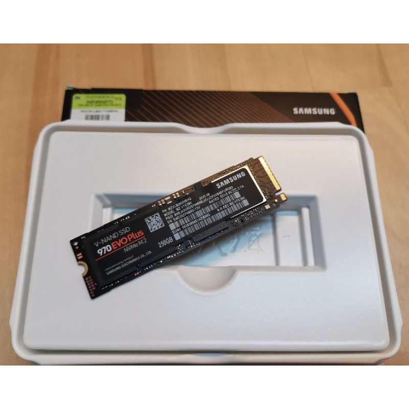 SAMSUNG 970 EVO Plus (MZ-V7S250BW) NVMe 250 GB SSD M.2 PCIe(มือสองสภาพใหม่ซื้อ JIB 19/02/64)