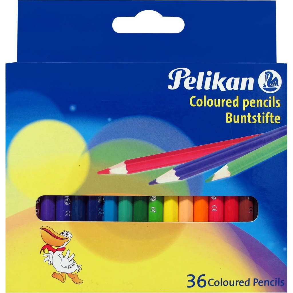 Pelikan ดินสอสี 36 สี (สั้น)