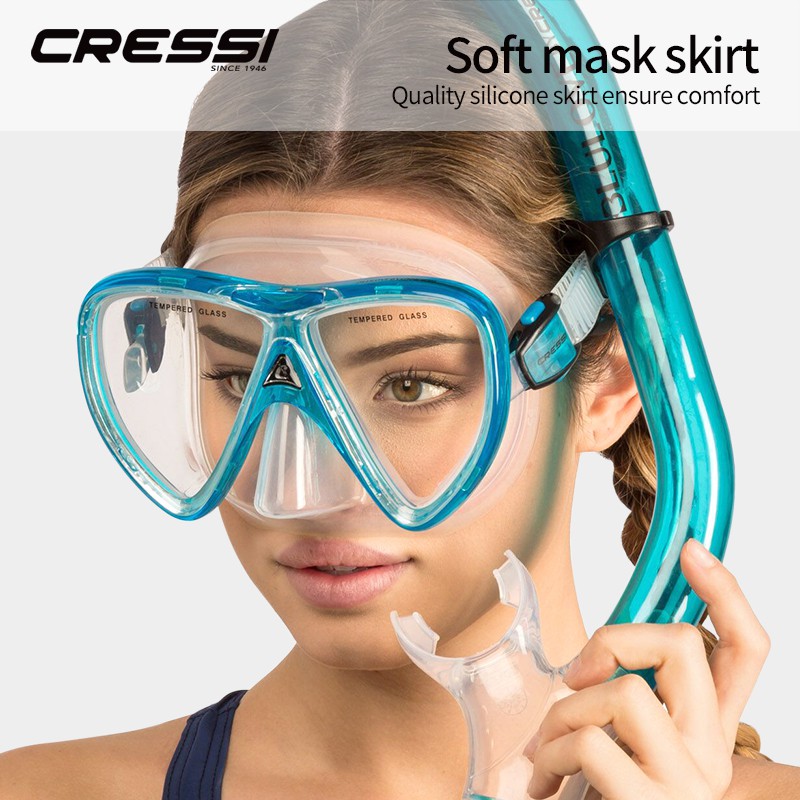 Cressi Mask And Snorkel Set Ikarus X-Hale - View #4