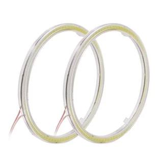 หลอดไฟตัดหมอก COB LED 12V 60-120 มม. อุปกรณ์เสริม สําหรับรถยนต์ รถจักรยานยนต์ 1 ชิ้น