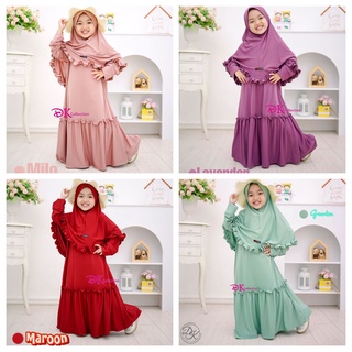 Gamis ANAK SHAFEA JERSEY คอลเลกชัน HIJAB/DRESS ANAK JERSY ORI DK ที่สมบูรณ์