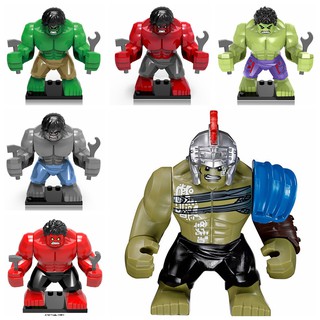 ของเล่นเด็กตัวต่อเลโก้ super heroes hulk bruce ขนาดใหญ่