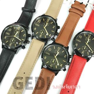 นาฬิกา Gedi watch. สายหนัง