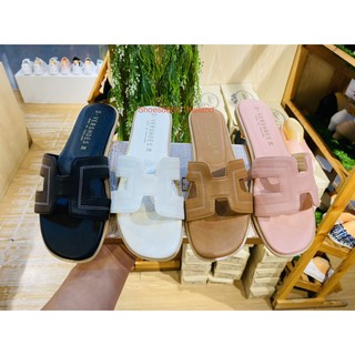 Shoes8888 รองเท้าแตะ หน้าH มี6สี ไซล์36-40