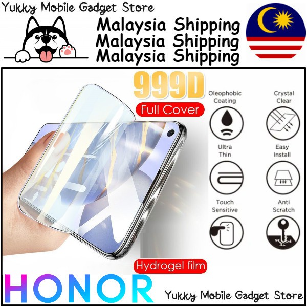 Honor 9 / 9 Lite / 9i / 9N / 9X / 9X Lite / 9X Pro / 9A / 9S / 9C ฟิล์มกันรอยหน้าจอ Hydrogel