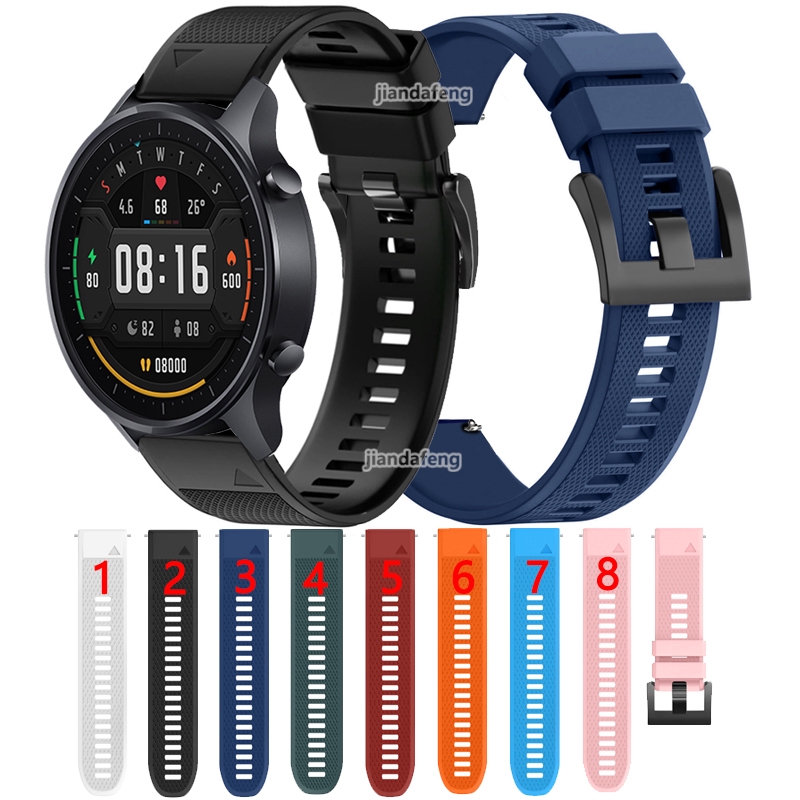 สายนาฬิกาข้อมือซิลิโคน สไตล์สปอร์ต สำหรับ Xiaomi Mi Watch Color