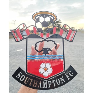 เซาแธมป์ตัน โลโก Southampton ขนาด 30 cm หนา 2mm เหล็กตัดเลเซอร์ ใช้สี 2k ทำสีเสมือนจริงพ่นสีพ่นรถยนต์ภายนอก ไม่เป็นสนิม