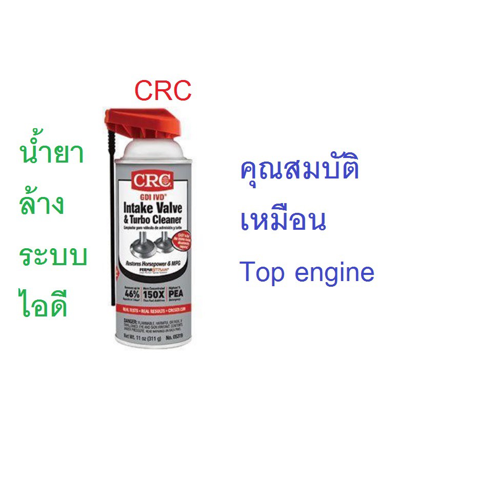 CRC GDI Intake Valve & Turbo Cleaner นํ้ายาล้างระบบไอดีและห้องเผาไหม้
