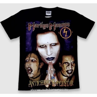 เสื้อยืด marilyn manson OVERPRINT ovp