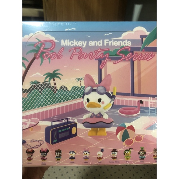 [พร้อมส่งยกกล่อง] POP MART Mickey and Friends Pool Party Series ของแท้ 100% ใหม่ยังไม่แกะซีล