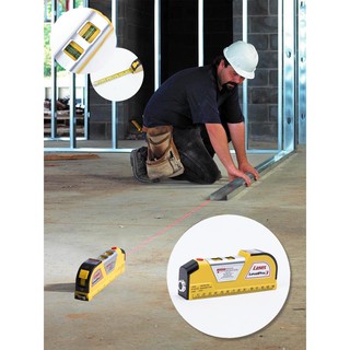 เครื่องวัดระดับน้ำ พร้อมเลเซอร์ และตลับเมตรในตัว Laser Level Pro 3