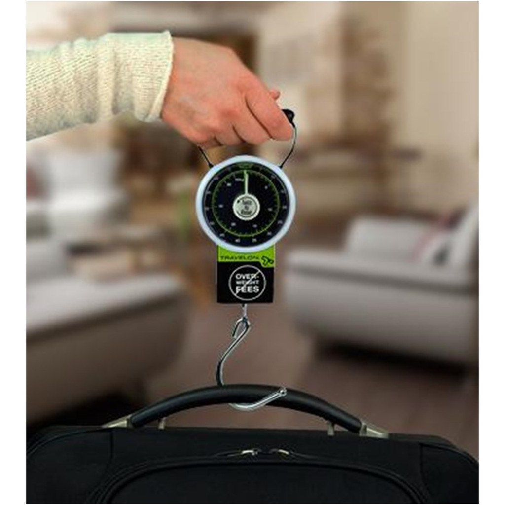 TRAVELON Stop and Lock Stop Lock Luggage Scale with Tape Measure (19325 ...