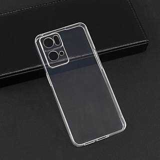 เคสโทรศัพท์มือถือ TPU นิ่ม แบบใส ป้องกันกล้อง สําหรับ Oppo Reno7 Reno 7 Pro SE Z 5G Lite