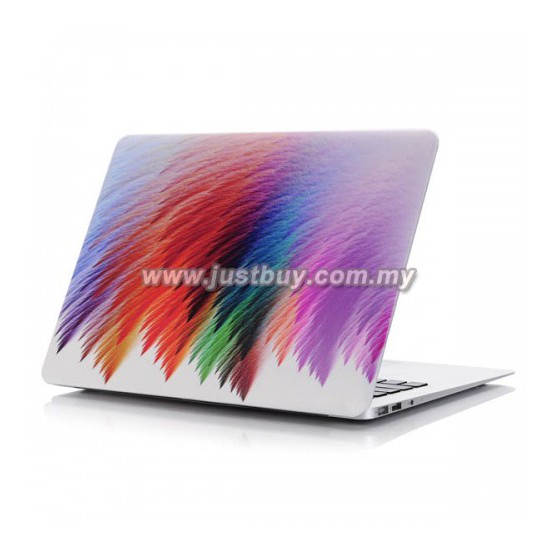 Macbook PRO Retina 13 นิ้ว A1502/A1425 Art Graphic Rubberized Hard Case - Rainbow