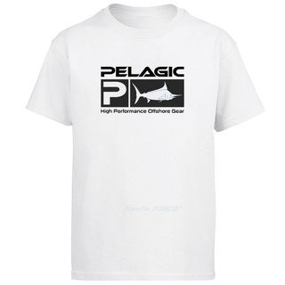 เสื้อยืดแขนสั้น คอกลม พิมพ์ลายกราฟฟิค LYZH Pelagic Fishing แฟชั่นฤดูร้อน สไตล์ฮาราจูกุ สําหรับผู้ชายS-5XL