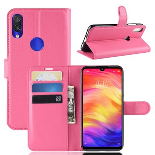 เคส Xiaomi Redmi Note 7 6.3 เคสหนัง ฝาพับ โทรศัพท์กรณี