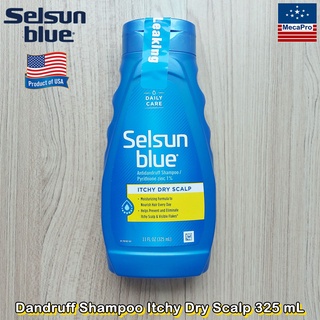 50% OFF SALE สินค้า Exp 01/24. Selsun Blue® Dandruff Shampoo Itchy Dry Scalp 325 mL แชมพูขจัดรังแค ขวดใหญ่