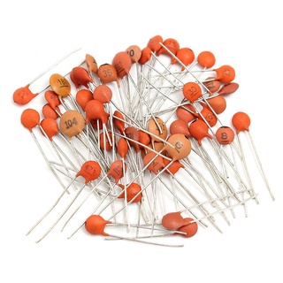 (10 ตัว) 2pF-0.1uF 50V Ceramic Capacitor Assorted kit Assortment C diy อะไหล่ ซ่อม ตัวเก็บประจุ เซรามิก