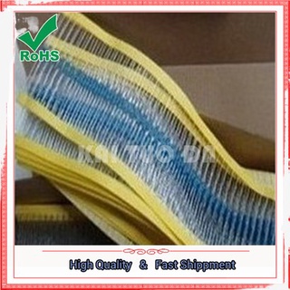 100pcs 1/4W 1R 10M 1% 1K ohm 10K 4.7k 2.2K 100R 220R 470R 1/2/3/4/5/6/7/8/9/0.4.5.6.7/R/K 0.25W ตัวต้านทานฟิล์มโลหะ เรือ