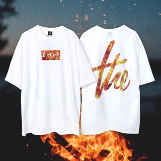 เสื้อยืดสีขาวHB Urthe - เสื้อยืด รุ่น URTHE // FIRE BOX LOGO เตรียมจัดส่ง เสื้อยืดผ้าฝ้ายคอกลมS-4XL