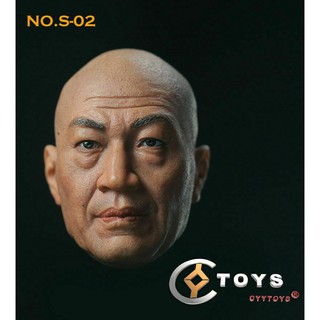 ฟิกเกอร์ sculpt Head Model 1 / 6 Scale S-02 สำหรับ 12 นิ้ว