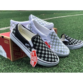VansSlipOnรุ่นใหม่สำหรับผู้หญิง&amp;ผู้ชาย