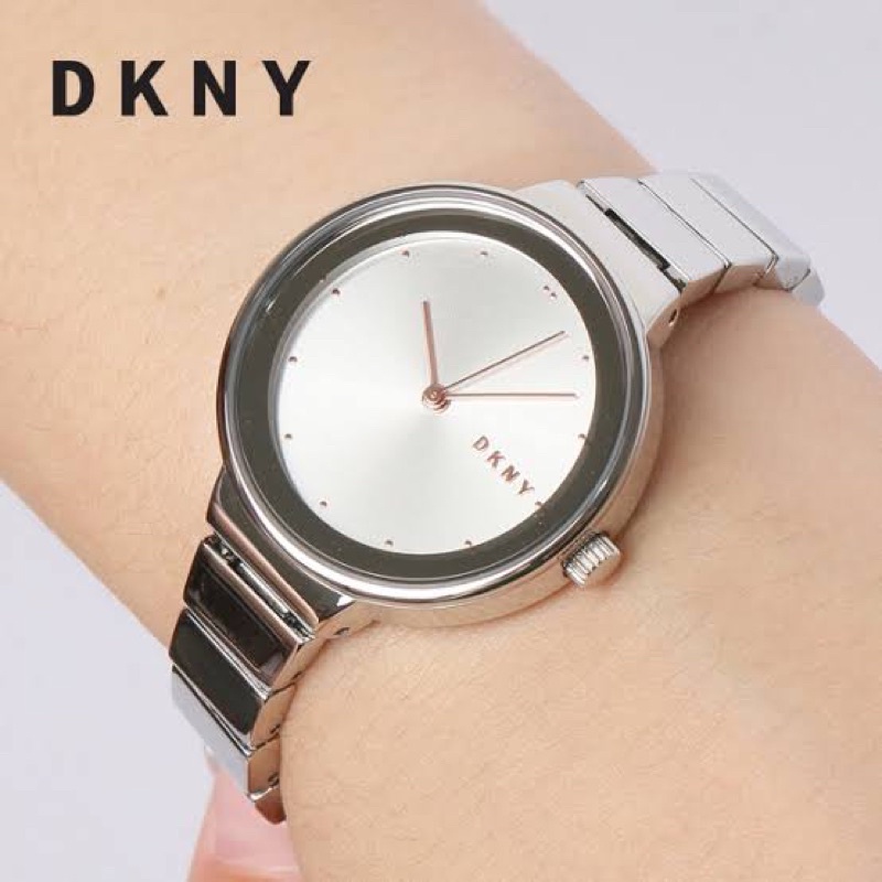 นาฬิกา DKNY NY2694 Astoria Quartz Silver Dial Stainless Steel Ladies Watch หน้าปัดกลม 32 มม. สายสแตนเลส