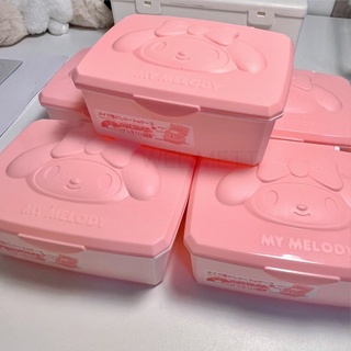 พร้อมส่ง กล่องมายเมโลดี้ กล่อง my melody กล่องใส่ของ กล่องเก็บการ์ด daiso กล่อง sanrio แท้ 100%