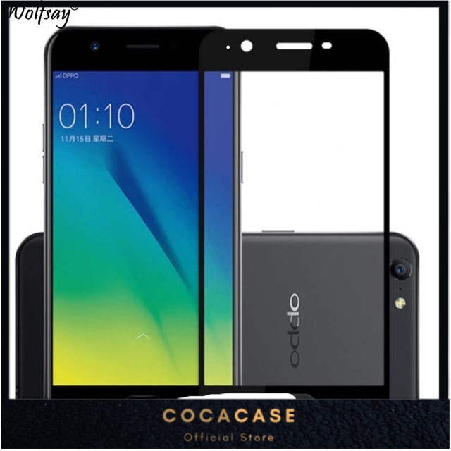 กระจก OPPO A57 A39 กระจกนิรภัย OPPO A57 ฟิล์มป้องกันคลุมทั้งหมด OPPO A39 แก้ว