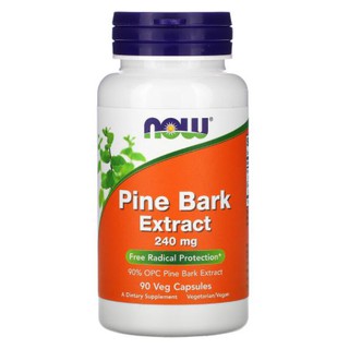 Now Foods, Pine Bark Extract, 240 mg, 90 Veg Capsules with Green Tea Extract , EGCg