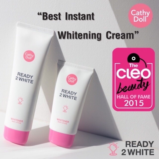 Cathy Doll Ready 2 WHITE One Day Whitener Body Lotion โลชั่นทาตัวขาว เรดี้ทูไวท์