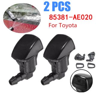 หัวฉีดน้ําปัดน้ําฝน 2 ชิ้นสําหรับ toyota corolla carorto 85381 ae 020