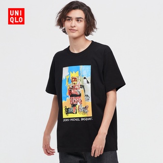 Uniqlo เสื้อยืดแขนสั้น พิมพ์ลาย Basquiat สําหรับผู้ชาย และผู้หญิง (UT) 446065 Uniqlo88