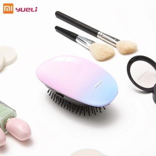 Mi Home yueLi Portable Anion Hair Brush - หวีแปรงหวีผมป้องกันไฟฟ้าสถิตย์ สีม่วง