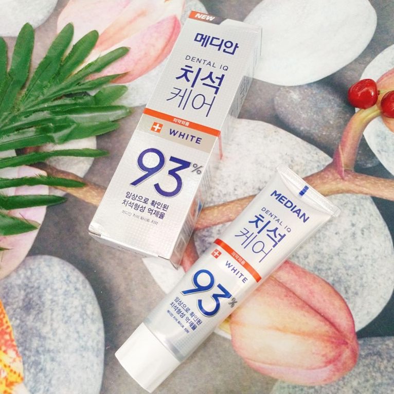 (ของแท้/พร้อมส่ง) ยาสีฟัน MEDIAN Dental IQ 93% (White 120g)
