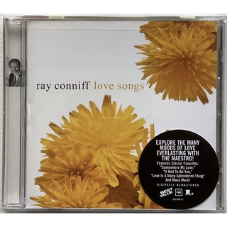 CD ซีดีเพลง Ray Conniff อัลบั้ม Love Songs รวมเพลงรัก 16 เพลง Made in USA ลิขสิทธิ์