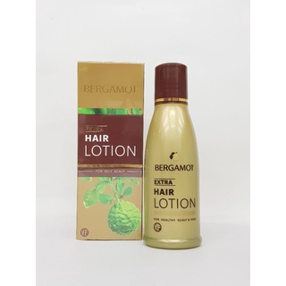 BEGAMOT EXTRA HAIR LOTION 100ML. เบอกาม็อท เอ็กซ์ตรีม แฮร์โลชั่น วีเอฟ ขวดสีทอง