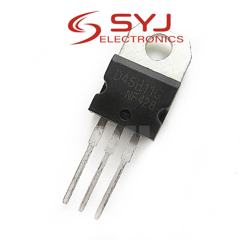 10 ชิ้น 5 ชิ้น + 5 ชิ้น D44H11G D45H11G D44H11 D45H11 TO-220 จับคู่หลอดใหม่เดิมจัดส่งทันทีฟรี shippi