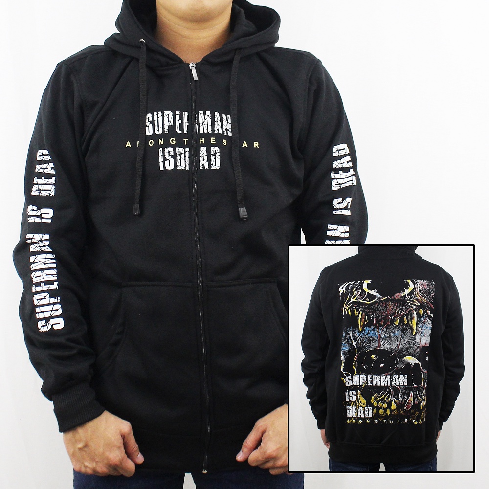 HEAVY METAL SUPERMAN IS DEAD MUSIC JACKET - SUPERMAN IS DEAD JACKET - SID HEAVY METAL HOODIE JACKET 