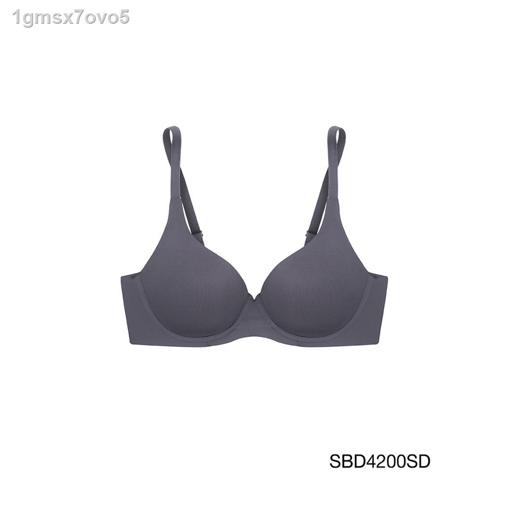 ❀☫Sabina เสื้อชั้นใน (มีโครง) Seamless Fit รุ่น Perfect Bra รหัส SBD4200SD สีเทา