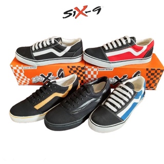 🔥Six-9 รองเท้าผ้าใบทรง fashion รุ่น720 ไซส์38-43 ชาย หญิง ส่งไว!!!