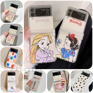 เคสโทรศัพท์มือถือ PC แบบแข็ง กันกระแทก พิมพ์ลายการ์ตูนน่ารัก สําหรับ Samsung Galaxy Z Flip 4 Z Flip 3 5G Z Flip 4 Zflip3 Z Flip4 Z Flip 3