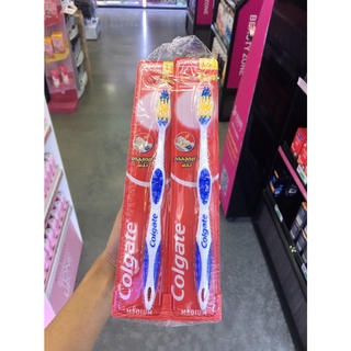 แพ็ค12 Calgate Deluxe+ (ปริมาณ 12 ด้าม) คอลเกต เดอลุกซ์ พลัส แปรงสีฟัน (คละสี)